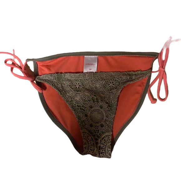 Xhiliration bikini olive green size s - Picture 3 of 6